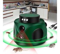 ChenQuanSarl-Ultrason Souris Et Rats, Répulsif Souris Ultrasons 360° Avec 9 Stroboscopes Et 3 Haut-Parleurs, Appareil Ultrason Pour Nuisible/Araignée/Cafard, Répulsif Rongeur Pour Maison, Grenier, Ga
