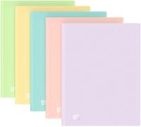 Chenquansarl-Urban Lot De 5 Protège-Documents Opaques Avec 20 Pochettes Couleurs Pastel A4
