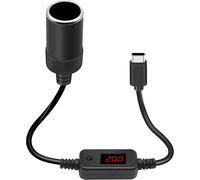 Chenquansarl-Usb C Vers Allume-Cigare, Adaptateur Allume-Cigare Usb C Male Vers 12 V Usb C Male Vers 12 V, Allume-Cigare Usb Pour Enregistreur De Voiture, R¿Trov Ur En Streaming, Radar De Vitesse