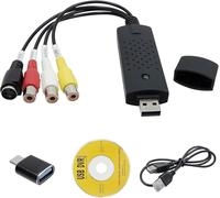 ChenQuanSarl-Usb Convertisseur Video Audio, Vhs Vcr Hi8 Mini Dv Adaptateur Cassette Audio Vidéo Usb Carte De Capture Transfère Numérique, Pour Windows 11/10/8/7 / Xp/Vista, Compatible Windows Et Mac