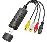 ChenQuanSarl-Vg0030A - Enregistreur Audio/Vidéo Usb 2.0, 3 X Rca + Minidin5 (S-Video) Pour Windows 7/8/10/11, Mac Os 10.7 Ou Supérieur, Android 5.0 Ou Supérieur