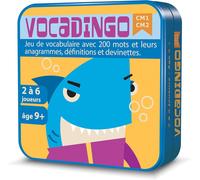 Chenquansarl-Vocadingo Cm1/Cm2 - Jeu Éducatif Dès 9 Ans - Jeu De Vocabulaire Avec 200 Mots - Anagrammes Définitions Et Devinette - Apprentis Du Français - 2 À 6 Joueurs - 15 Min - Version França