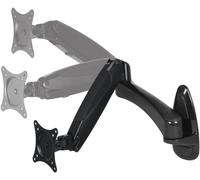 ChenQuanSarl-W1-3D - Support Mural Pour Moniteur Avec Technologie De Levage À Gaz, Bras De Moniteur Pour Montage Mural, Pour Moniteurs Et Télév urs Ultra-Larges Jusqu'À 43¿/49¿, Jusqu'À 8 Kg (17,6 Ib