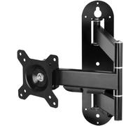 ChenQuanSarl-W1C - Support Mural Pour Moniteur Avec Bras Articulé, Pour Un imum De 43¿/49¿ Ultra-Large, Jusqu'À 18 Kg (39,6 Lbs), Gestion Des Câbles Intégrée, Niveau Fourni Pour Une Installation Faci