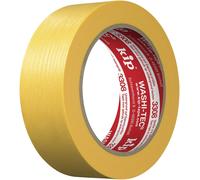 ChenQuanSarl-Washi-Tec Ruban Adhésif Crêpé Doré - 36 Mm X 50 M - Ruban Adhésif Très Fin Pour L'Intérieur Et L'Extérieur - Bords Tranchants Sans Bavure - Haute Adhérence
