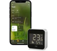 ChenQuanSarl-Weather (Apple Home) - Station Météo Connectée Pour Le Suivi De La Température, Du Taux DHumidité Et De La Pression Atmosphérique, Tendance Météo, Ipx4, Bluetooth, Thread