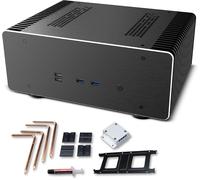 ChenQuanSarl-well Pro Plus, Aluminium Fanless Mini-Itx Case, Lga1700 Ready, Thermal Kit Included, Small Form Factor Computer Chassis For Gaming & Htpc & Audiophile Environments, A-Itx48-M2B