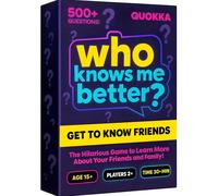 Chenquansarl-Who Knows Me Better 95 Cartes Jeu De Questions Pour Adolescents Et Famille Questions Éducatives Amusantes Pour Adolescents Et Familles