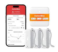 ChenQuanSarl-Wifi Thermo-Hygromètre 3 Pièces Avec Hub Mini Matter, Thermomètre Ip65, Capteur De Température/De Point De Rosée/Vpd/D'Humidité Absolu Avec Alertes Intelligentes, Fonctionne Avec Alexa