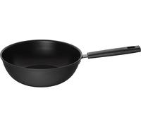 Chenquansarl-Wok28cmcapacit45litresconvienttouteslesplaquesdecuissonaluminiumplastiquersistantauxrayuresrevtementantiadhsifhardfacenoir1052233