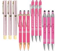 Chenquansarl-X Stylos Octobre Rose Cadeau Goodies Pour Sensibilisation Au Cancer Du Sein Octobre Rose Accessoires, Courage Espoir Tous Unis Contre Le Cancer