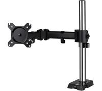 ChenQuanSarl-Z1 (Gen 3) - Bras Pour Moniteur Ultra-Large Jusqu'À 34¿/38¿, Jusqu'À 15 Kg/33 Ibs, Bras Écran Pc, Vesa 75X75/100X100, Hub Usb 4 Ports - Noir