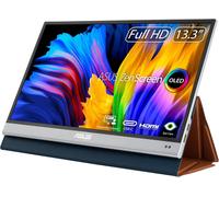 ChenQuanSarl-Zenscreen Oled Mq13Ah - Ecran Pc Portable 13,3"" Fhd - Télétravail Ou Gaming - Alimentation Via Usb-C/Micro Hdmi - 1920X1080-100% Dci-P3-1Ms - D a E 2 - Hdr 10 - Flicker Free - Pour Note