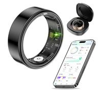 CHENRI Colmi R02 Smart Ring, 2025 New Colmi Smart Ring R02, Fitness Tracker avec fréquence Cardiaque, Suivi du Sommeil, comptage des Pas, Bagues intelligentes étanches pour Femmes et Hommes (Noir)
