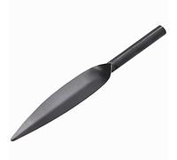 CHENSF Truelle de jardin de 30,5 cm en forme de feuille de saule, pelle à main en acier à haute teneur en carbone, outils robustes forgés monobloc, transplantation, plantation, désherbage, gris