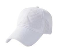 CHENSHI Casquettes de Baseball Casquette À Long Pic Athlétique Séchage Rapide Respirante pour Les Hommes Et Femmes Grandes Tailles Tête 55-65cm Sun Prot-White-Head 60-65cm