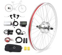 Chensyo Kit de conversion de vélo électrique, 26 pouces, 36 V, 360 W, kit de conversion de vélo électrique pour roue arrière, moteur de moyeu pour Pedelec