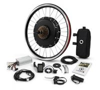 Chensyo Kit de Conversion Vélo Électrique 20 Pouces 500W, Moteur Moyeu Roue Arrière sans Balais avec Écran LCD, Capteur Pas, Accélérateur au Pouce et Frein Coupure pour VTT Vélo Ville