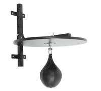 Chensyo Speed Bag Platform Heavy Duty Speed Bags pour boxe, kit de plate-forme réglable avec punchingball, pour la boxe, les exercices de frappe, avec support réglable en hauteur, Speedbag (noir)