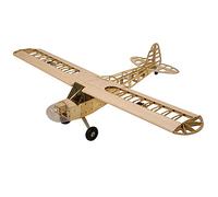 CHENTON Dancing Wings Hobby S0801 Avion radiocommandé en bois de balsa 1,2 m Piper Cub J-3 Kit d'avion Version DIY Modèle volant
