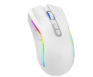 CHENTON Souris d'ordinateur souris de jeu sans fil légère T69 2,4 G Souris mécanique sans fil Souris de jeu Design ergonomique 650 mAh Capacité de la batterie 7 boutons programmables 10