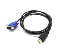 Chenxi Studio Adaptateur HDTV vers VGA mâle convertisseur dongle pour ordinateur de bureau, ordinateur portable, moniteurs, projecteurs, câble HDTV