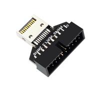 Chenxi Studio Adaptateur USB C pour carte mère USB 3.2 type E vers 20 broches verticales USB C