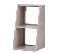 Chenxi Studio Bibliothèque miniature à l'échelle 1/6 vintage pour maisons de poupées, accessoires de bureau, rangement, présentoir, décorations de maisons de poupées