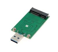 Chenxi Studio Carte adaptateur MSATA vers USB 3.0 pour une solution de transfert de données rapide et fiable pour réduire la perte de signaux Convertisseurs de disque portable