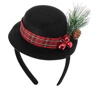 Chenxi Studio Chapeau de sapin de Noël en tissu confortable pour festival, célébration, événement communautaire, spectacles, joli couvre-chef de Noël pour nourrisson