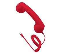 Chenxi Studio Combiné téléphonique rétro de type C pour téléphones portables Plug and Play avec cordon haut-parleurs et prise en main ergonomique pour bureau, maison, extérieur, écouteur de type C