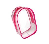 Chenxi Studio Étui de transport en PVC léger pour poupée avec fenêtre transparente et fermeture éclair scellée pour objets de collection et rangement de jouets en PVC résistant à la poussière, D, One