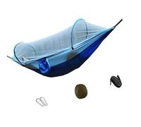 Chenxi Studio Hamac de camping pliable pour 2 personnes, 260 x 140 cm, tissu polyester respirant, barrière intégrée, durabilité de charge de 250 kg