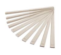 Chenxi Studio Lot de 10/20 bâtons de guidage de profondeur de roulement de poterie 5/10 tailles de bâtons en bois pour la fabrication d'argile