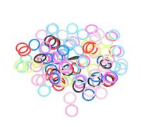 Chenxi Studio Lot de 100 anneaux colorés pour pieds de pigeons conçus pour un entraînement et une gestion efficaces avec des bandes en caoutchouc pour oiseaux