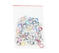 Chenxi Studio Lot de 100 œillets ronds en métal de 5 mm de diamètre intérieur pour scrapbooking, fabrication de cartes, loisirs créatifs, décoration en cuir