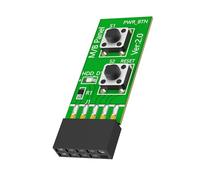 Chenxi Studio Lot de 2 commutateurs ResetPower à 5 broches pour adaptateur d'ordinateur et connecteurs de cartes mères pour une utilisation polyvalente