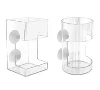 Chenxi Studio Lot de 2 mangeoires submersibles pour poissons pour aquariums avec ventouse automatique, faciles à installer, mangeoires stables pour poissons pour aquariums domestiques