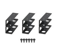 Chenxi Studio Lot de 3 supports de table multifonctions en métal pour ordinateur portable, boîtes de câble, commutateurs de bureau, utilisation pour ordinateur portable et support de table