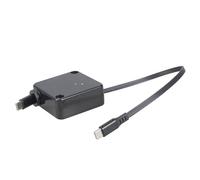 Chenxi Studio Rallonge de charge et de synchronisation de données de 110 cm - 100 W - 480 Mbit/s - Extensible - Type C - Câble USB C mâle vers mâle - Cordon de charge rétractable