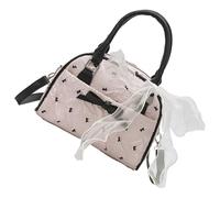 Chenxi Studio Sac à bandoulière compact en polyester léger avec nœuds en ruban délicat pour sac à main convertible essentiel avec nœuds, a, One Size