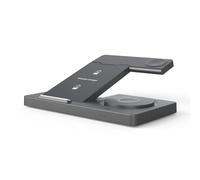 Chenxi Studio Station de chargement 5 en 1 pour appareils Apple iPhone BeatsSolo Smartwatches avec transducteurs et lampes de poche Indemnité de surintensité