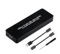 chenyang 12+16Pin MAC SSD vers USB 3.2 Gen 2x2 20Gbit/s Adaptateur de boîtier HDD mobile pour MAC Air Pro 2013 2014 2015 2016 SSD