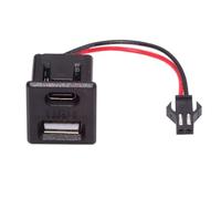 chenyang 2 ports 2,54 mm pas 2 broches vers USB 2.0/USB C femelle DC 5 V 2 A encastré prise de charge adaptateur de conversion
