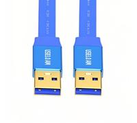 Chenyang - 5Gbps Type-A Câble plat USB 3.0, rallonge de données USB 3.0 mâle vers mâle, 2,0m