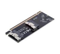 ChenYang Adaptateur de carte d'extension PCIe 3.0/4.0 X16 vers 2 ports SFF-8654 8i PCI Express pour carte graphique externe eGPU et SSD