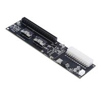 chenyang Adaptateur de carte d'extension SlimSAS SFF-8654 8i vers PCIe 4.0/5.0 x16 PCI Express avec connecteur d'alimentation 12 V 24 broches pour carte graphique eGPU, son, carte LAN