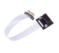 Chenyang Adaptateur d'extension PCI-E X1 PCI Express X1 à profil bas coudé