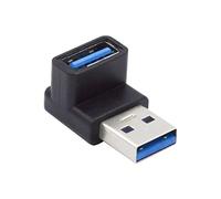 Chenyang Adaptateur d'extension USB 3.0 Type A mâle vers femelle alimentation données vidéo coudé 90 degrés vers le haut Type 10Gbps