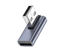 Chenyang - Adaptateur d'extension USB 3.0 Type A mâle vers femelle, angle droit de 90 degrés, 10Gbps, pour alimentation, données et vidéo